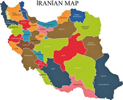 Iran: Provinces, Counties, Cities, Towns, Municipal Districts.